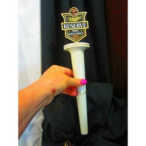 BEER tap handle Miller Reserve Barley Draft vintage